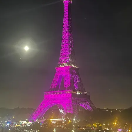 View On Eiffel Tower Seine And Main Monuments
